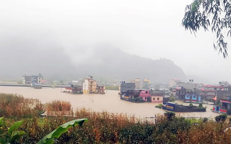 pokhara condition after heavy rain
