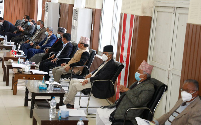 नेपाली कांग्रेस बैठक