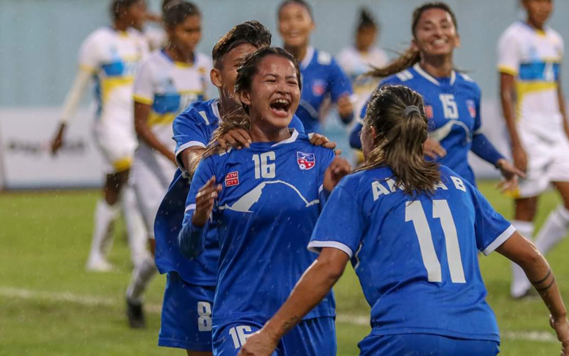 nepali saff women team