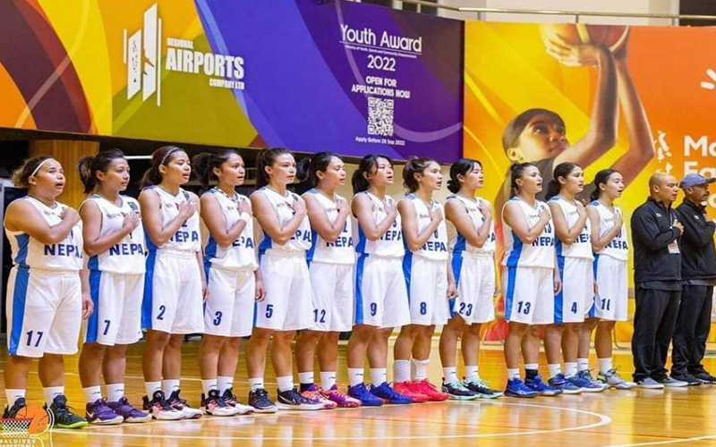 nepal women basketball team