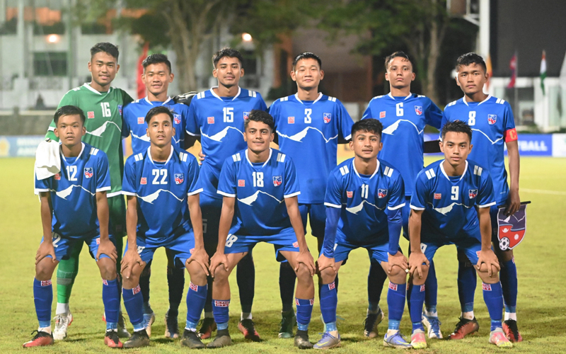 nepali u 17 saff team