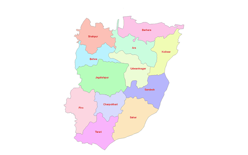 भोजपुर नक्सा