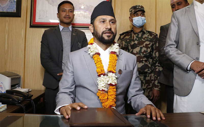 गृहमन्त्री रबि लामिछाने