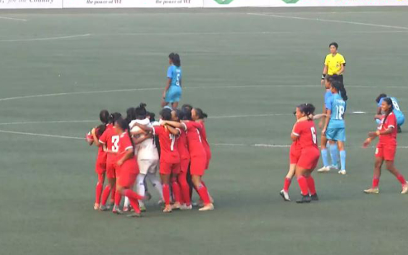 u 20 nepal women's team win