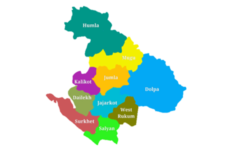 कर्णाली प्रदेश नक्सा