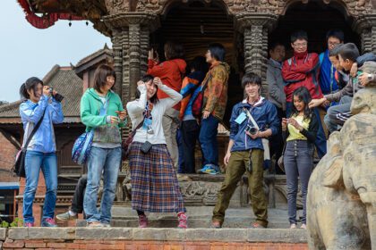tourist in nepal