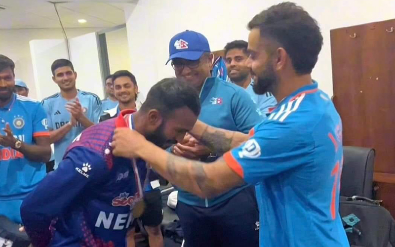 nepali player got medal