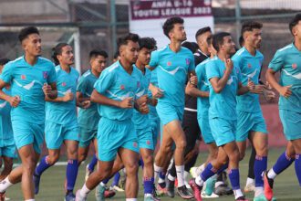 nepal football team vs laos