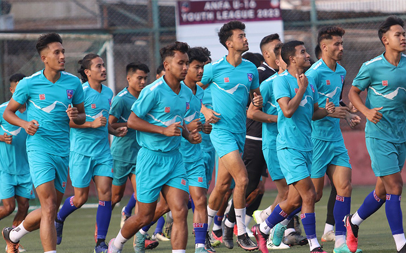nepal football team vs laos